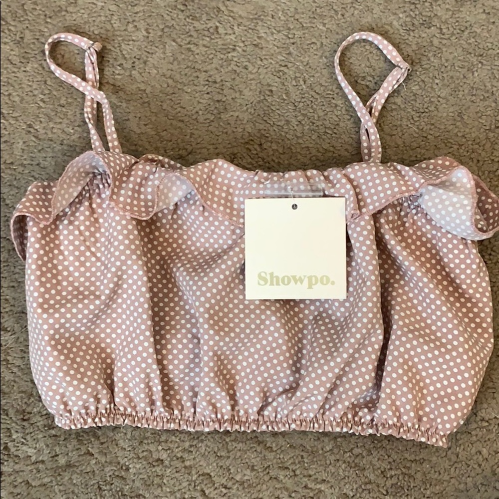 ShowPo Ruffle Crop Top